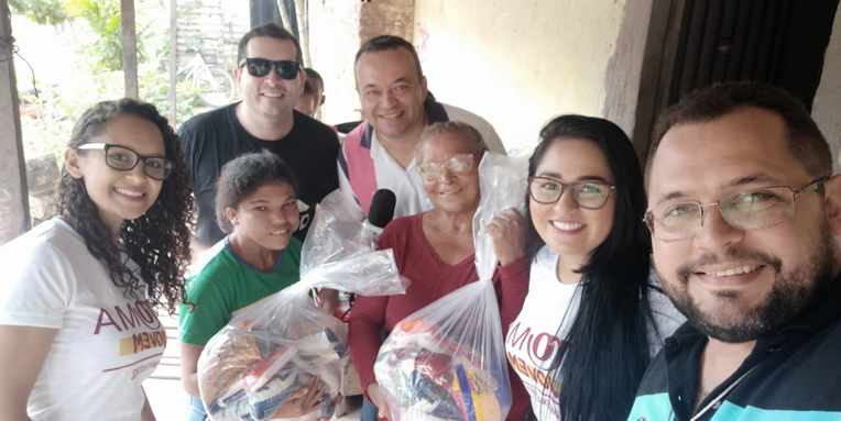 Read more about the article Doação de alimentos da Palestra Natal Solidário- CRO-MA