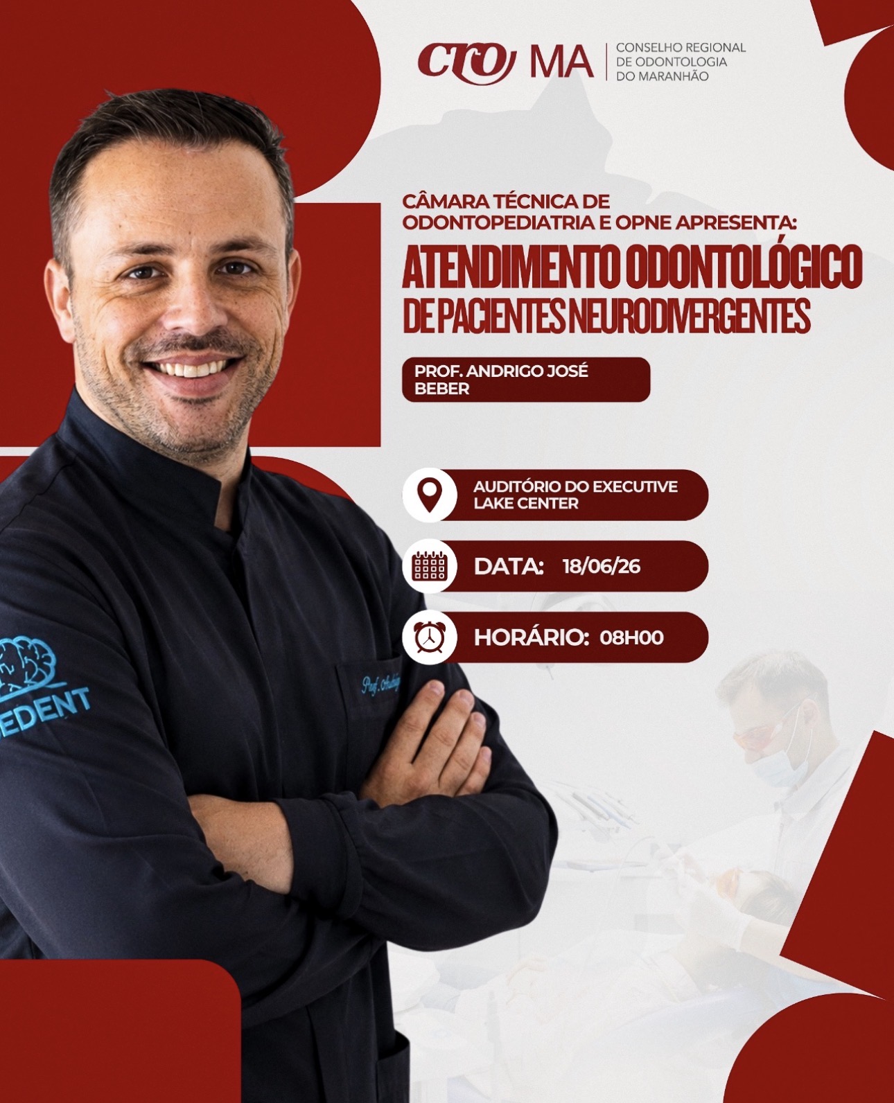 Read more about the article CRO-MA promove palestra sobre atendimento odontológico de pacientes neurodivergentes