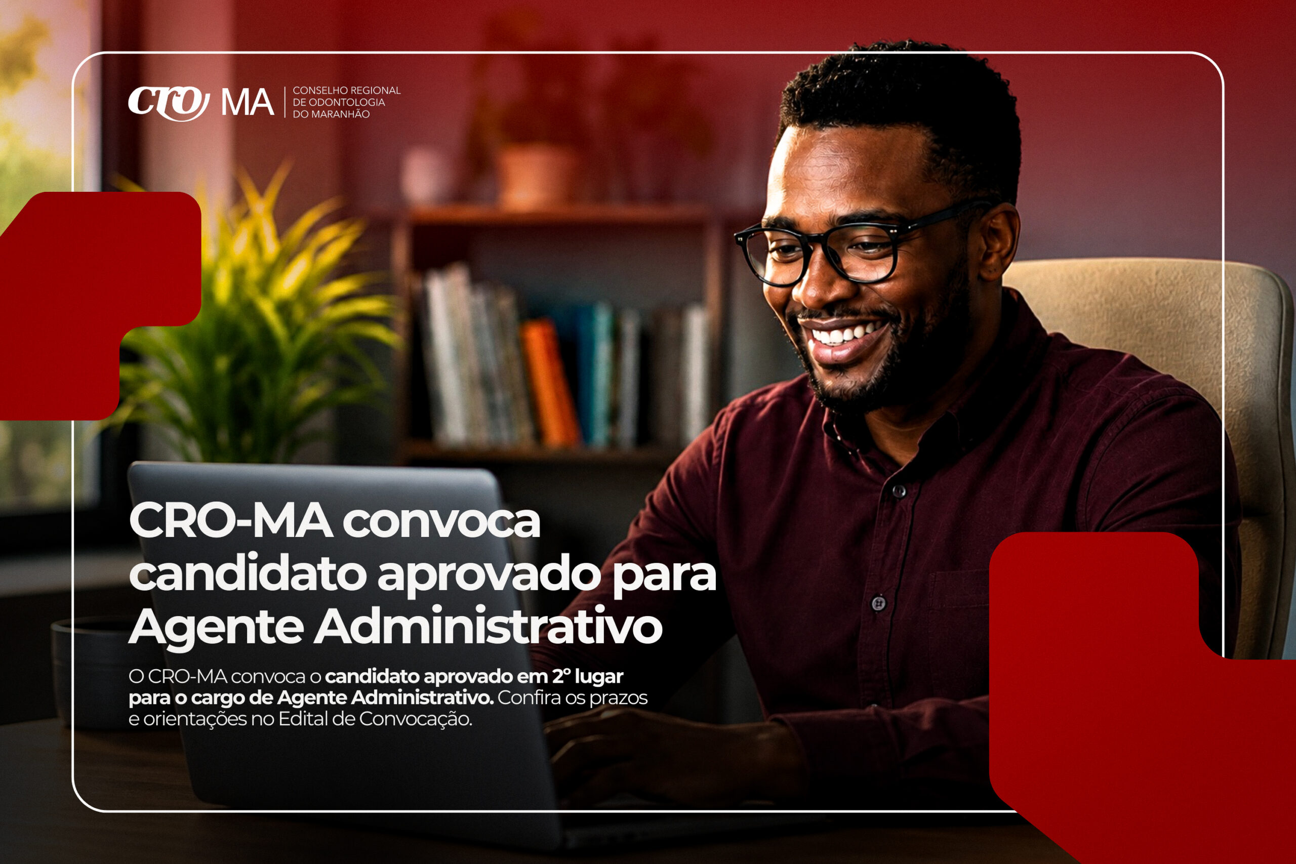 Read more about the article CRO-MA convoca candidato aprovado em concurso público para cargo de Agente Administrativo